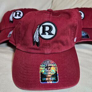 OTS NFL Washington Redskins Challenger Clean Up Cotton Dad Hat One size Adjustab